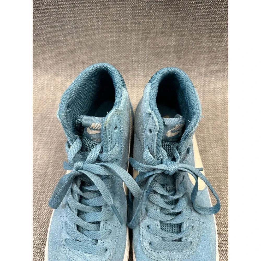 Nike‎ Bruin High SB DR0126-400 Womens 7 Skateboarding Shoes Noise Aqua Sneakers